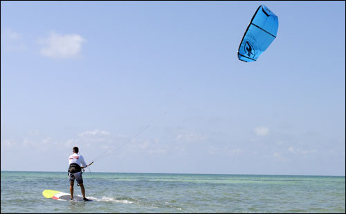 SUP Kiting in the Florida Keys